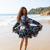 Sunshine Mini Dress in Vase of Wonder