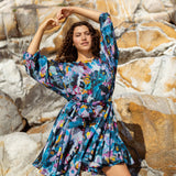 Sunshine Mini Dress in Vase of Wonder
