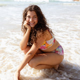 High-Waisted Bikini Bottom in Shining Bright