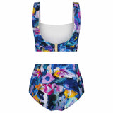 High-Waisted Bikini Bottom in Vase of Wonder