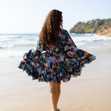 Sunshine Mini Dress in Vase of Wonder